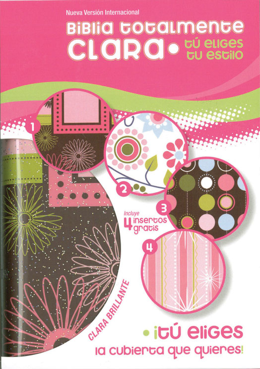 NVI Biblia totalmente clara con brillitos, ultrafina compacta
