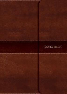 Biblia NVI Letra Gigante marrón, símil piel y solapa con imán