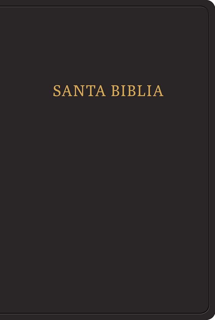 Biblia RVR60 Letra Gigante i/piel Negro con indice (nueva tipografia)