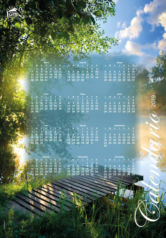 Calendario 2019: Paisajes del mundo - Gifts and Light ... Calendario 2019: Paisajes del mundo - Gifts and Light ...
