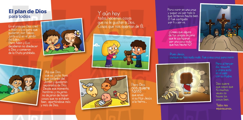 Paquete 50 tratados El plan de Dios para todos (folletos evangelísticos