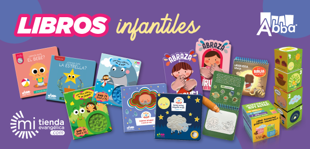 libros cristianos niños pequeños abba minis