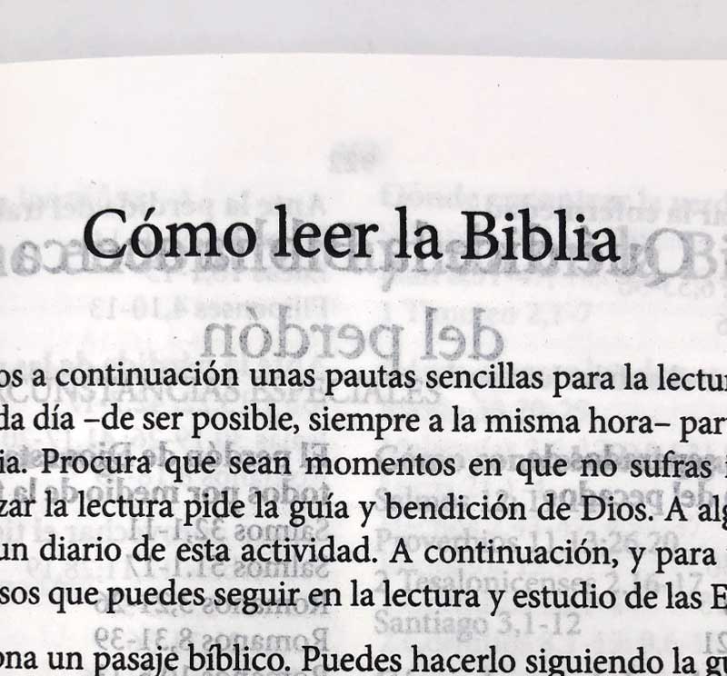 como leer la biblia