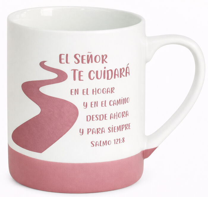 Taza GRACIA SOBRE GRACIA. El Señor te cuidará.