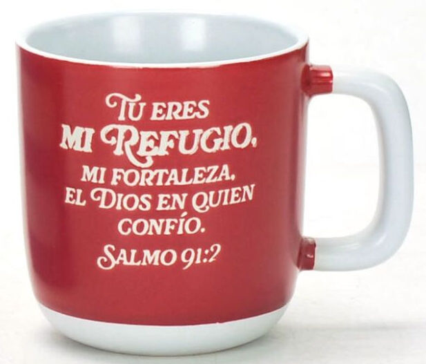 Taza 12 OZ. Colección Luz en el camino. Tú eres mi refugio
