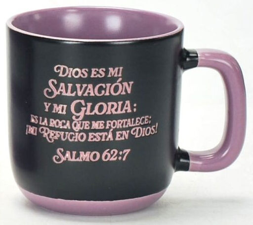 Taza 12 OZ. Colección Luz en el camino. Dios es mi salvación