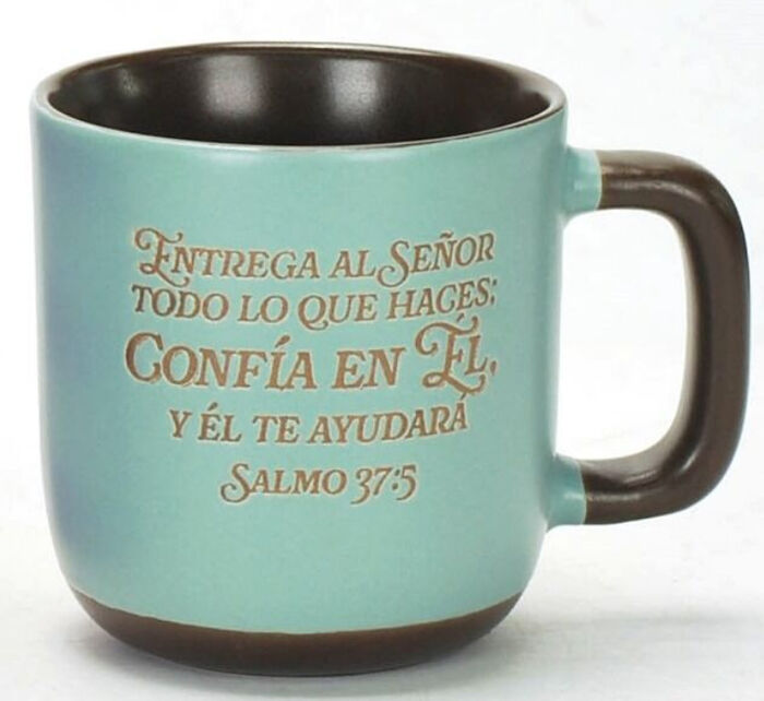Taza 12 OZ. Colección Luz en el camino. Entrega al Señor