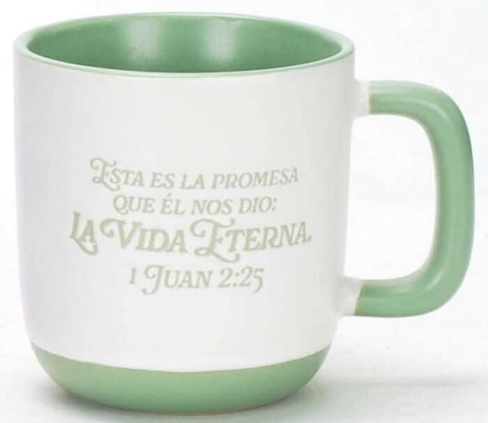 Taza 12 OZ. Colección Luz en el camino. Esta es la promesa