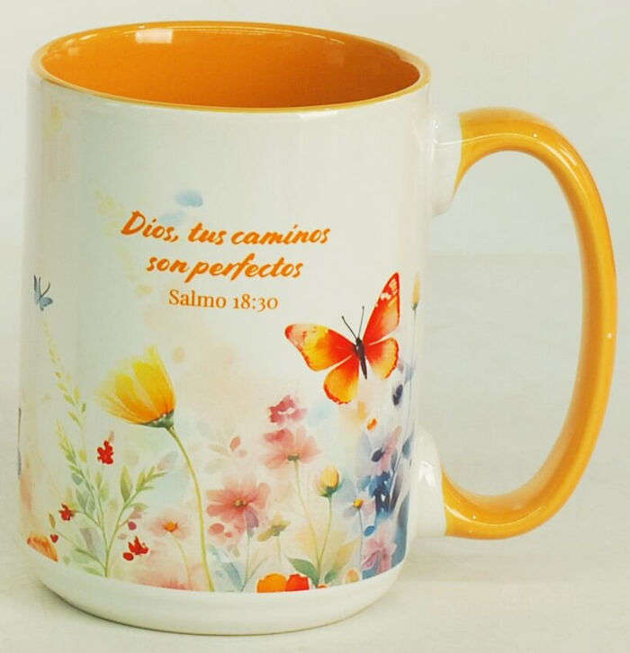 Taza 16 Oz. Colección Confianza. Dios tus caminos