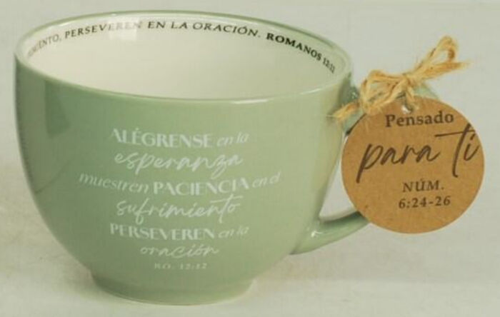 Taza 10 Oz. Colección Renuevo. Alégrense