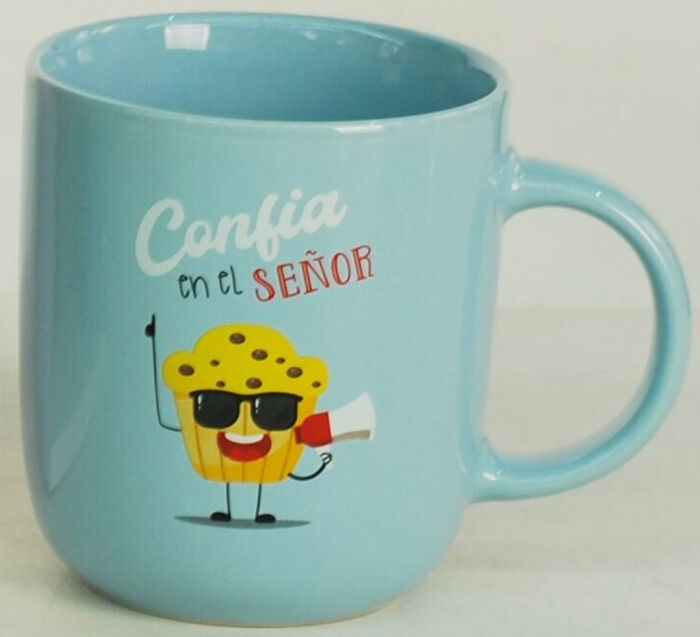 Taza 14 OZ. Colección Comparte VI. ¡Confía en el Señor!