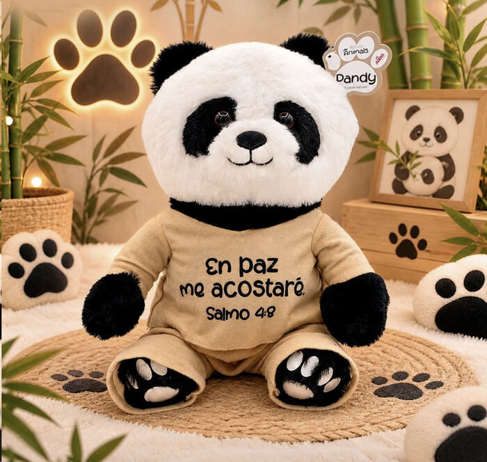 Pandy. Muñeco de Peluche 25 cm. Panda