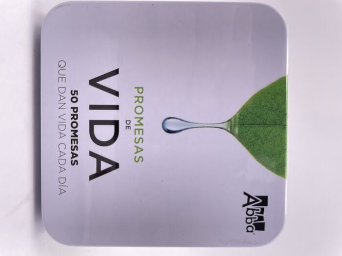 Promesas de Vida. Caja metálica CUADRADA de 50.