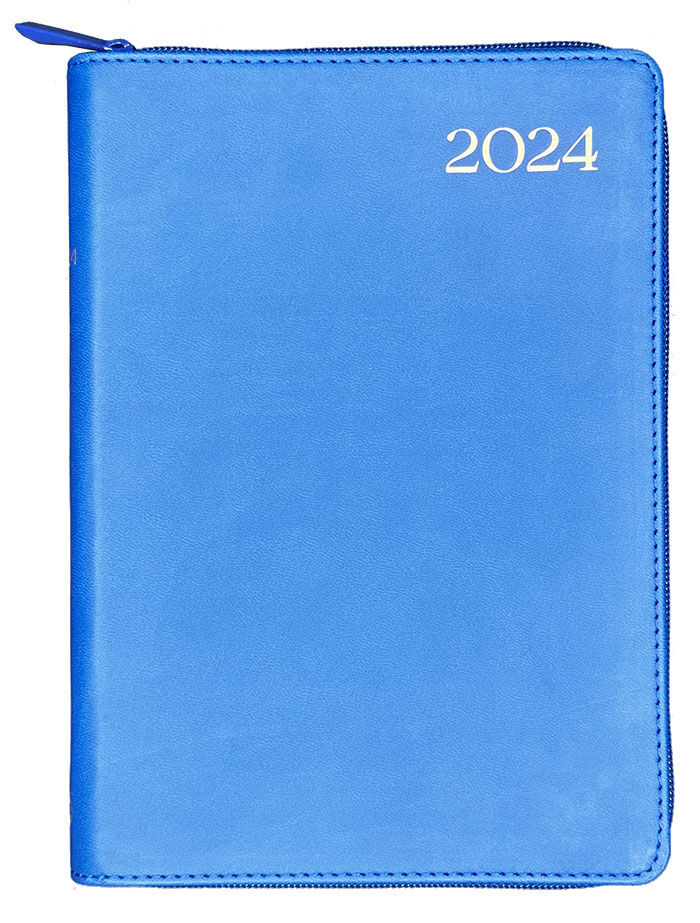 Agenda VAlentía 2024 i/piel azul con cierre