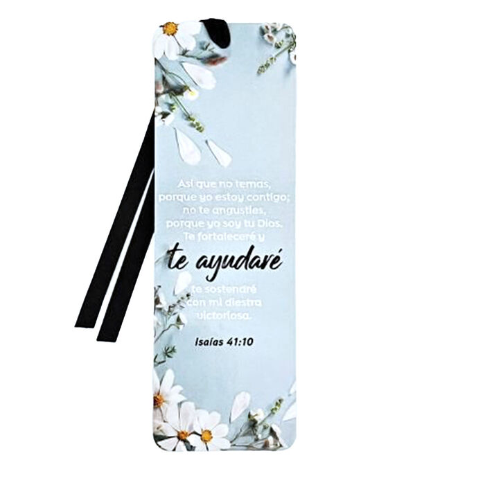 Así que no temas. Punto de libro con cinta