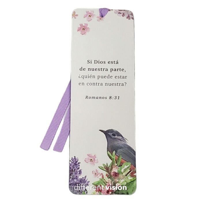 Si Dios está de nuestra parte... Punto de libro con cinta