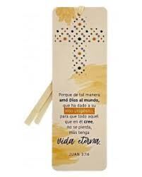 Porque de tal manera... Punto de libro con cinta