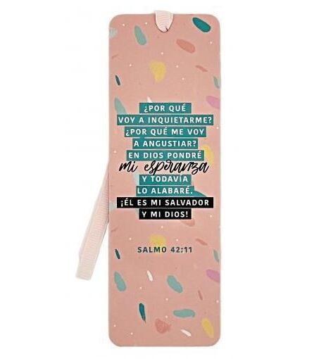 ¿Por qué voy a inquietarme? Punto de libro con cinta