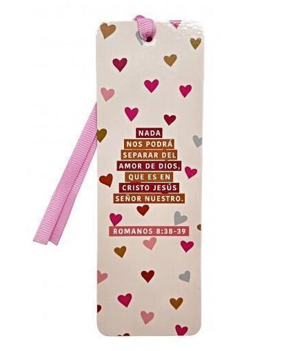 Nada nos podrá separar del amor de Dios. Punto de libro con cinta