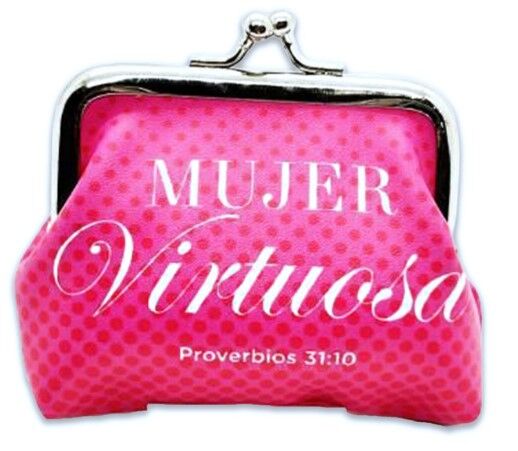 Mujer Virtuosa. Monedero imitación piel