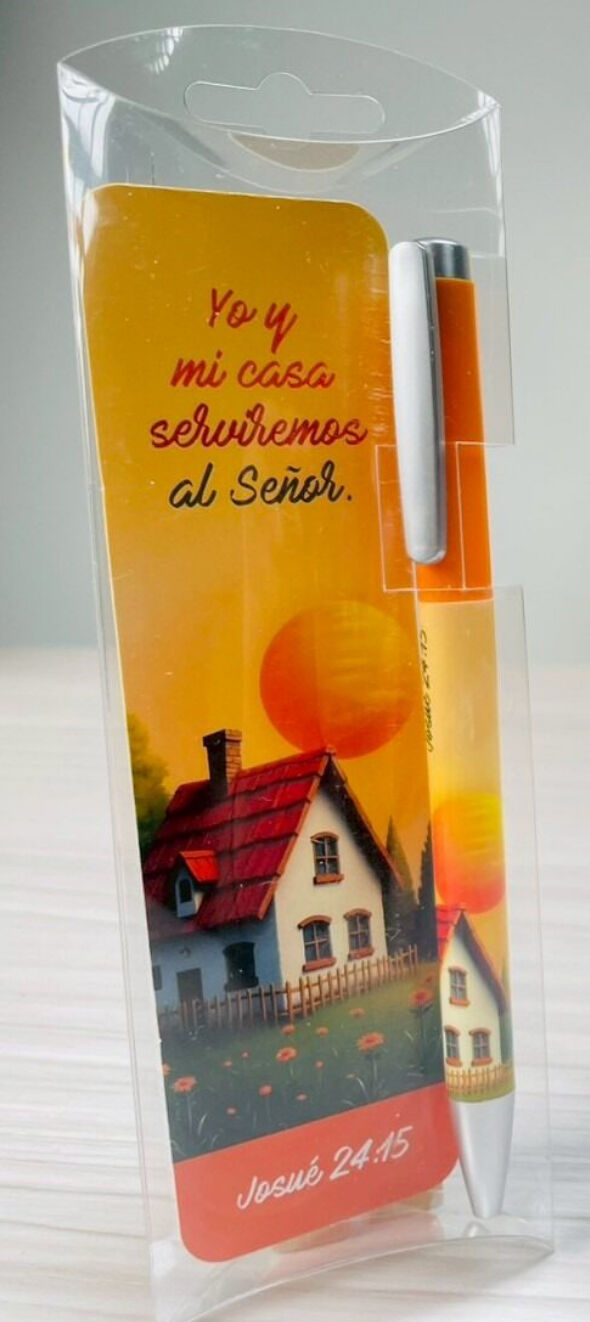 Pack bolígrafo con punto de libro. Yo y mi casa