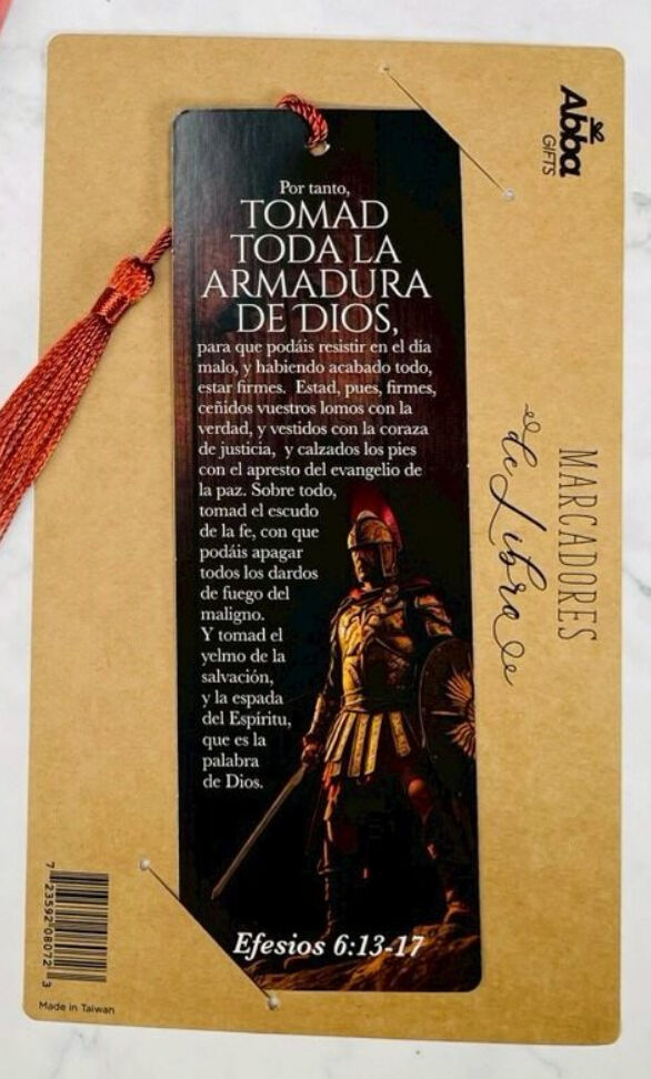 Marcador de libro con Tassel. Armadura
