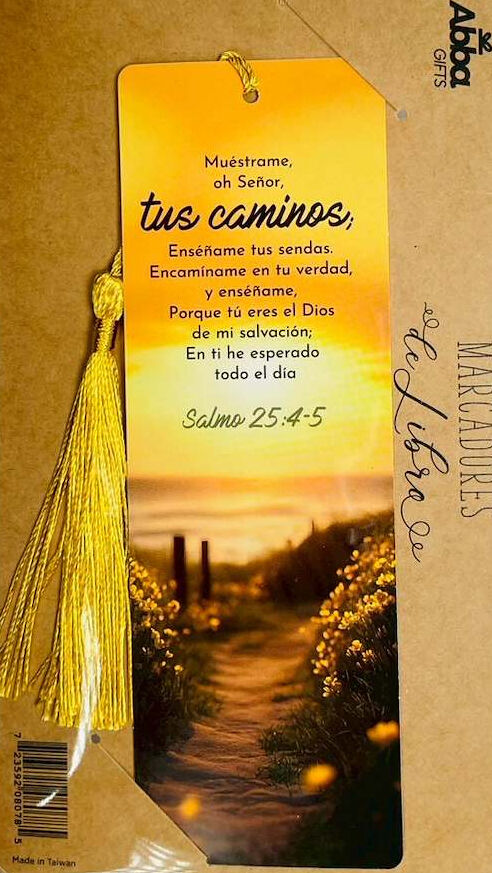 Marcador de libro con Tassel. Muéstrame tus caminos (32)