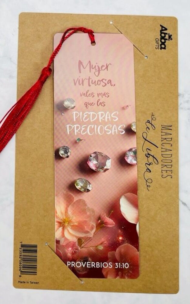 Marcador de libro con Tassel. Mujer virtuosa
