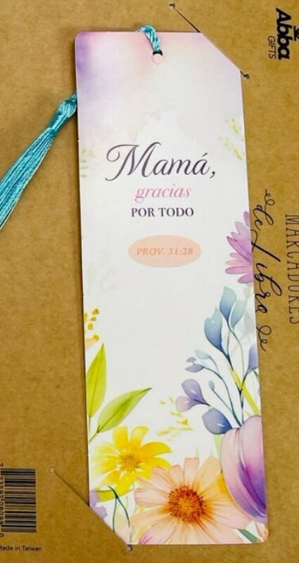 Marcador de libro con Tassel. Mamá