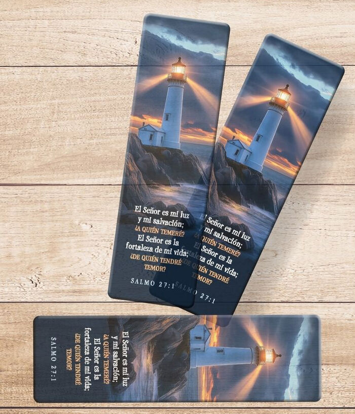 Pack 30 marcadors PVC translúcidos. El Señor es mi luz