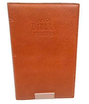 Biblia RVR60 Piel Genuina Vaquetilla Marrón claro