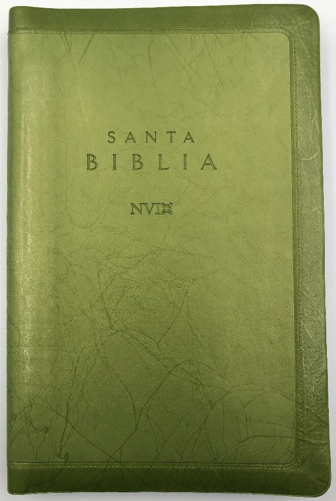Biblia NVI Ultrafina Piel italiana Verde