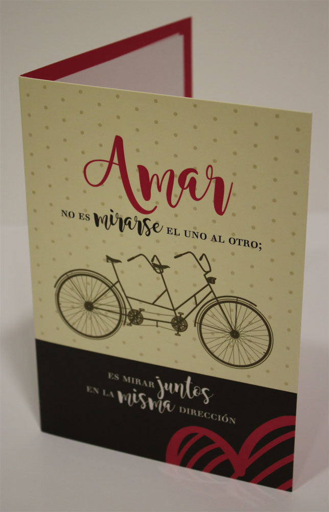 Amar. Tarjeta felicitación GC-005