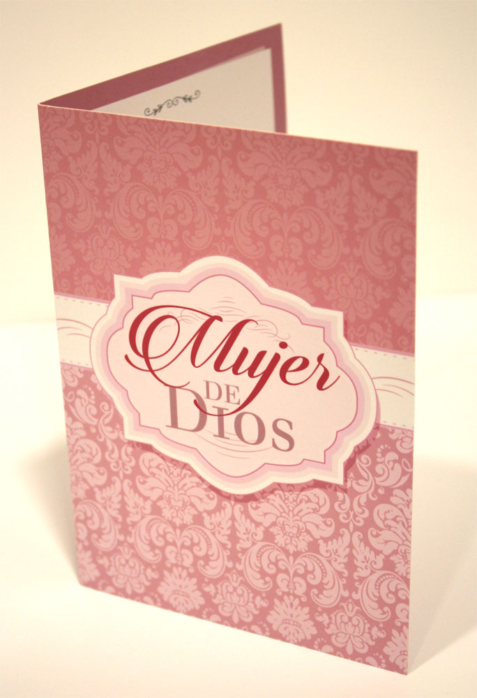 Mujer de Dios. Tarjeta felicitación GC-017