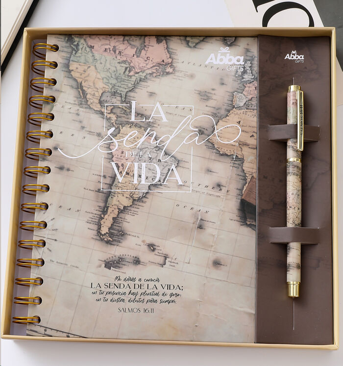 La senda de la vida - Libreta con bolígrafo.