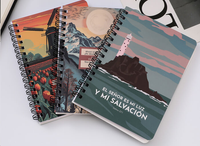 Pack 3 libretas Paisajes vintage
