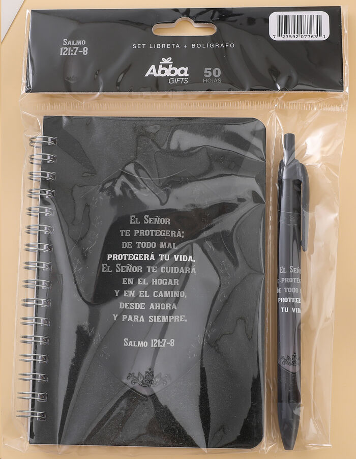 El Señor te protegerá. Pack libreta anillas con bolígrafo