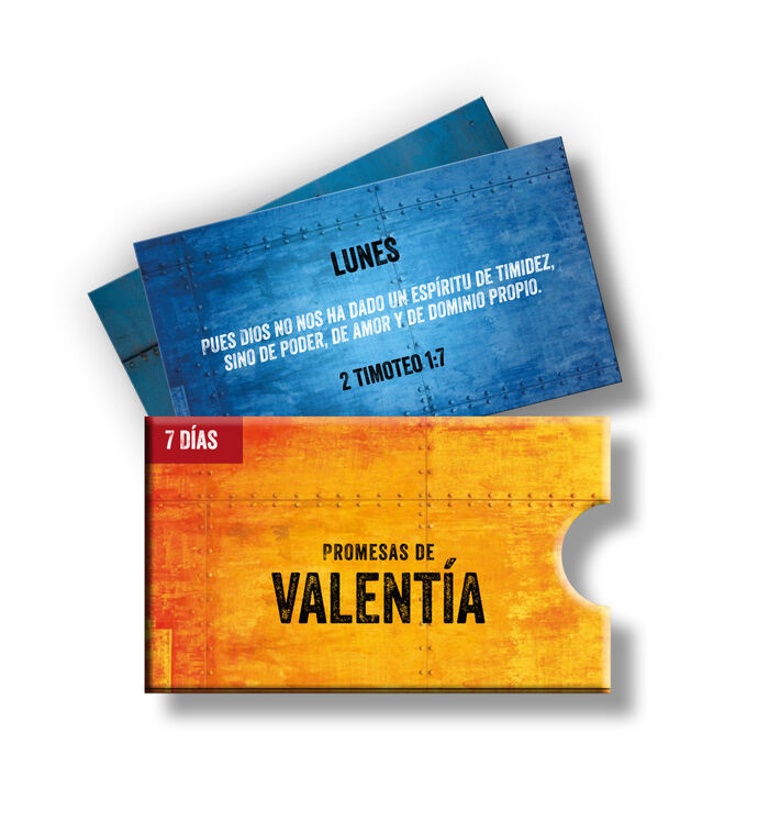 Promesas de valentía - Sobre con 7 tarjetas