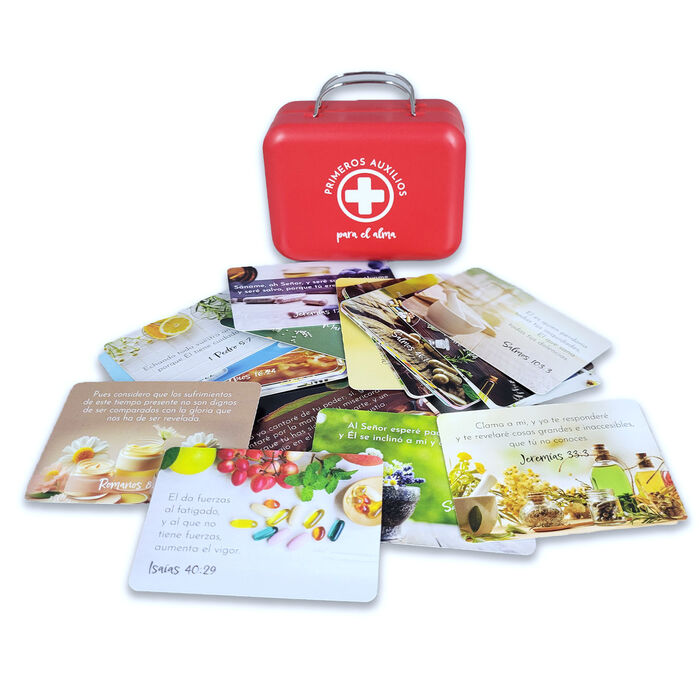 Primeros auxilios para el alma. Caja de promesas maleta. [723592078645]