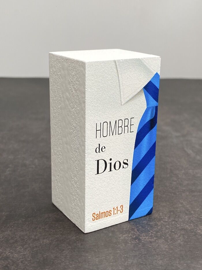 Hombre de Dios - Plaqué pequeño de madera de pino