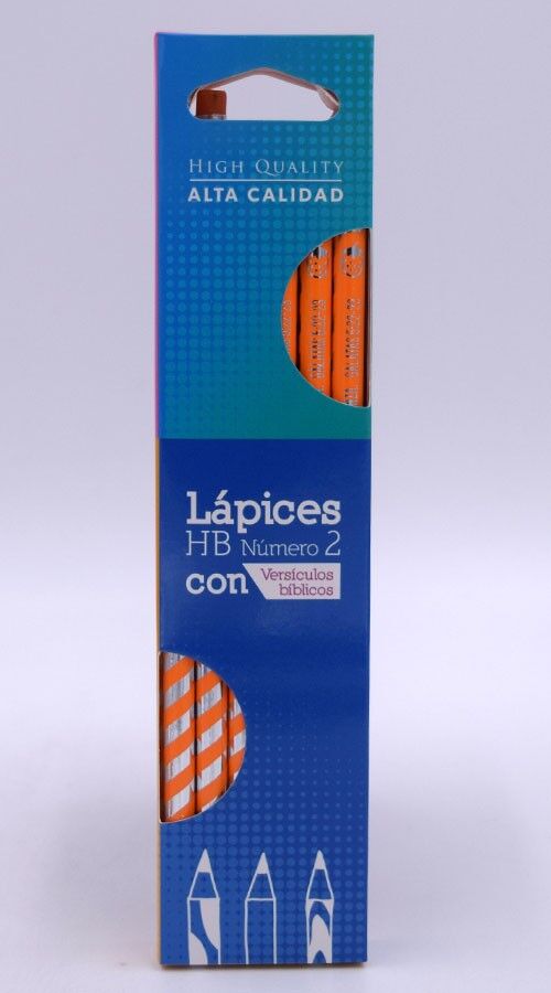 Fruto del Espíritu. Pack de 12 lápices de madera