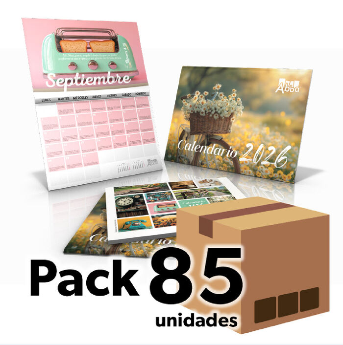 CAJA 85 calendarios Vintage 2026