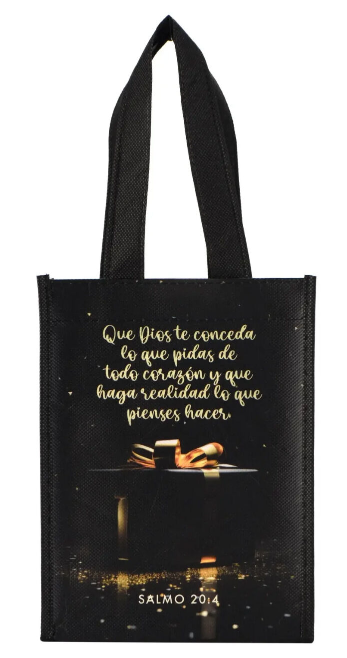 Que Dios te conceda lo que pides. Bolsa pequeña non woven a todo color. [723592077150]