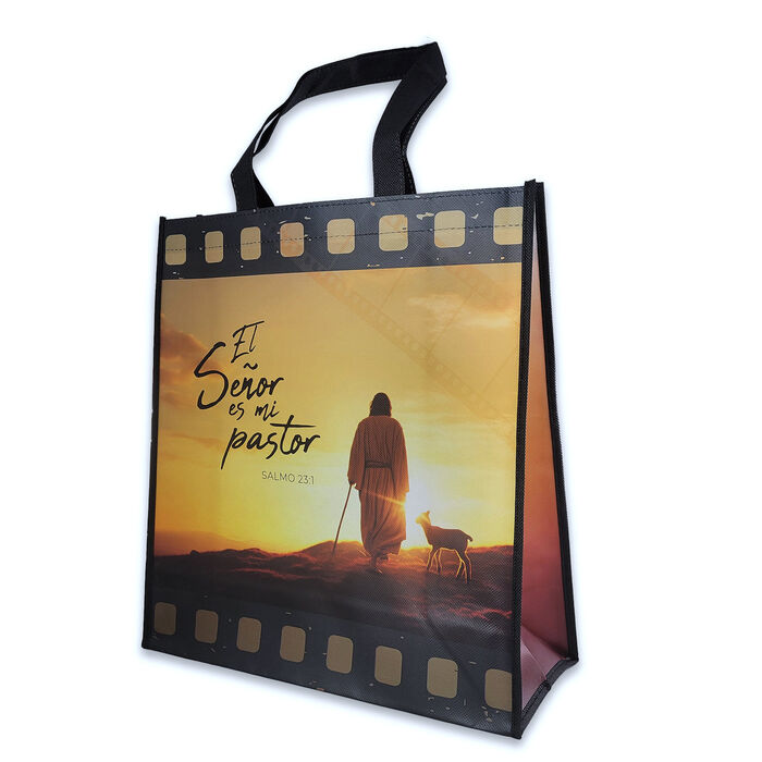 El Señor es mi pastor. Bolsa Grande non woven a todo color [723592076962]