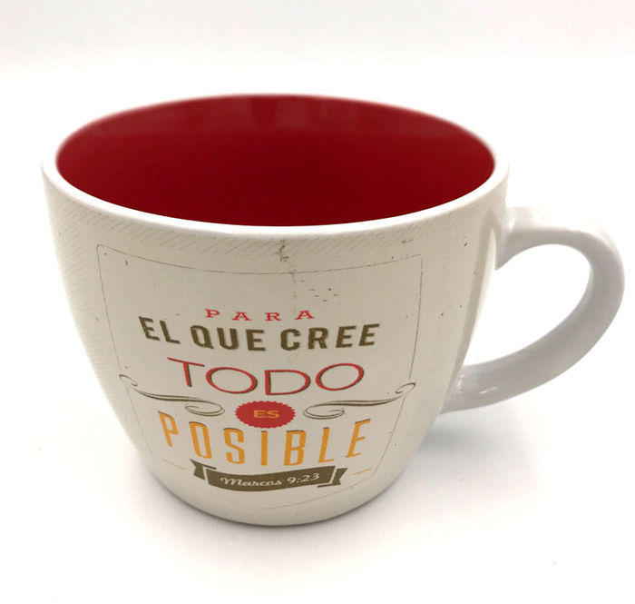 Taza emoción 05: Para el que cree