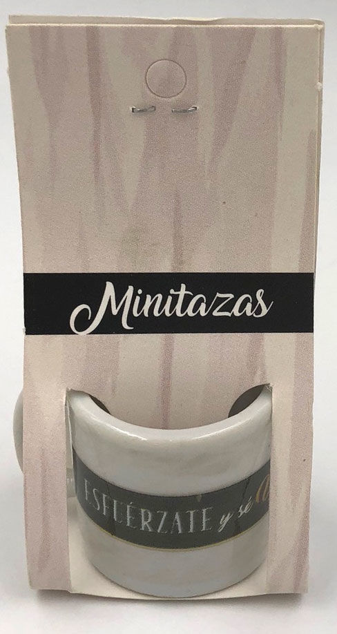 Minitaza - Esfuérzate y sé valiente