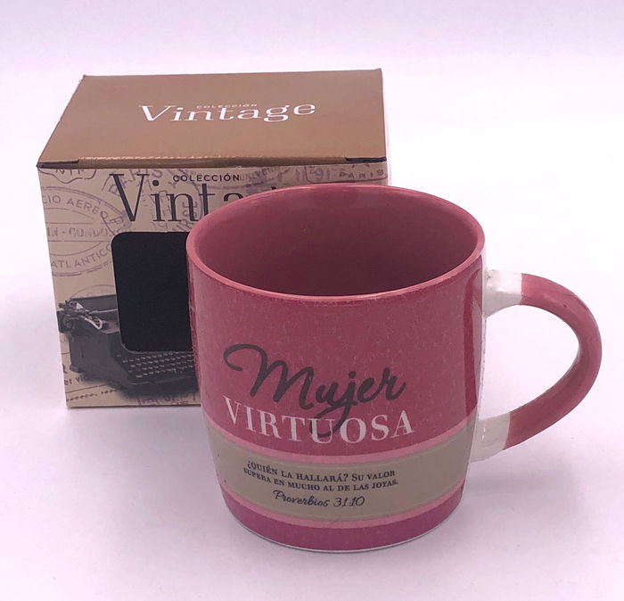 Taza Vintage: Mujer virtuosa
