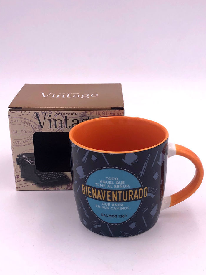 Taza Vintage: Bienaventurado...