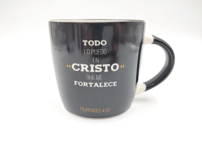 Taza Vintage: Todo lo puedo...