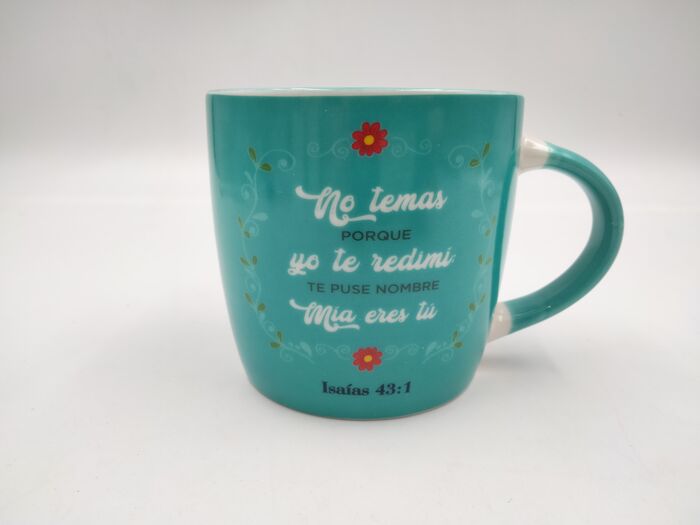 Taza vintage: No temas